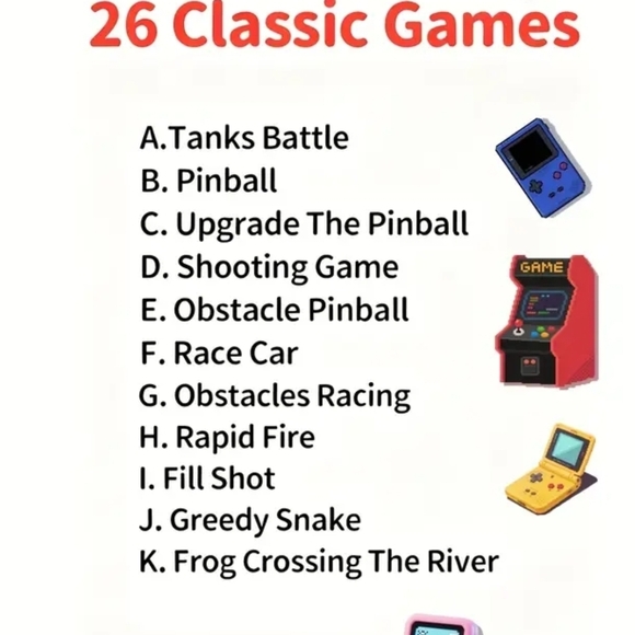 18pcs Handheld Game Keychains - Picture 4 of 6